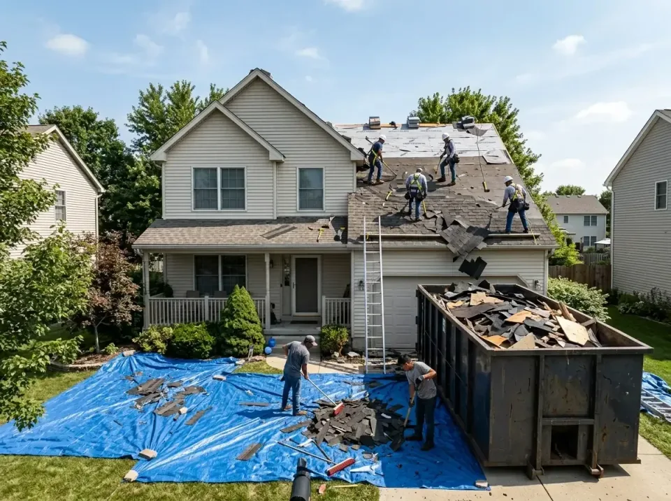 roof-replacement-debris-remova-004 — frequently asked questions, Cheapest Dumpster Rentals in Naples Manor, FL